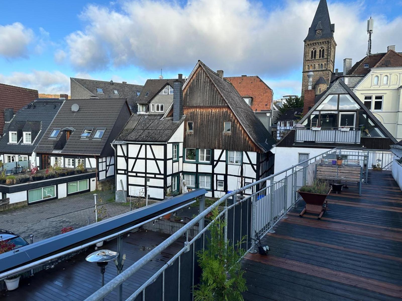 Mola Apartments-Charmante Ferienwohnung Im Herdecke Zentrum Fuer 3 Personen-Grosse Dachterrasse-Grill-Gratis Parken-Wlan Zewnętrze zdjęcie