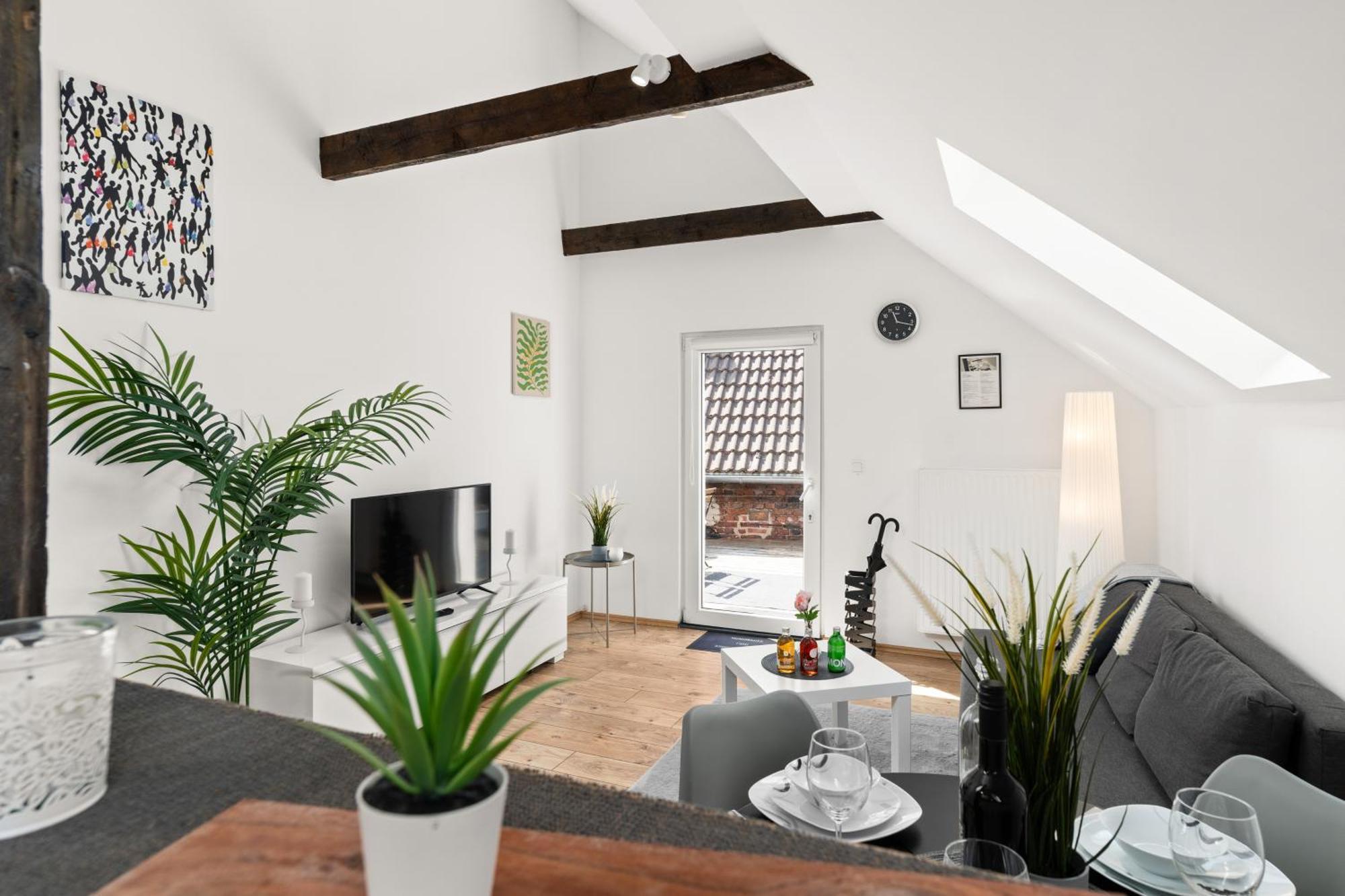 Mola Apartments-Charmante Ferienwohnung Im Herdecke Zentrum Fuer 3 Personen-Grosse Dachterrasse-Grill-Gratis Parken-Wlan Zewnętrze zdjęcie