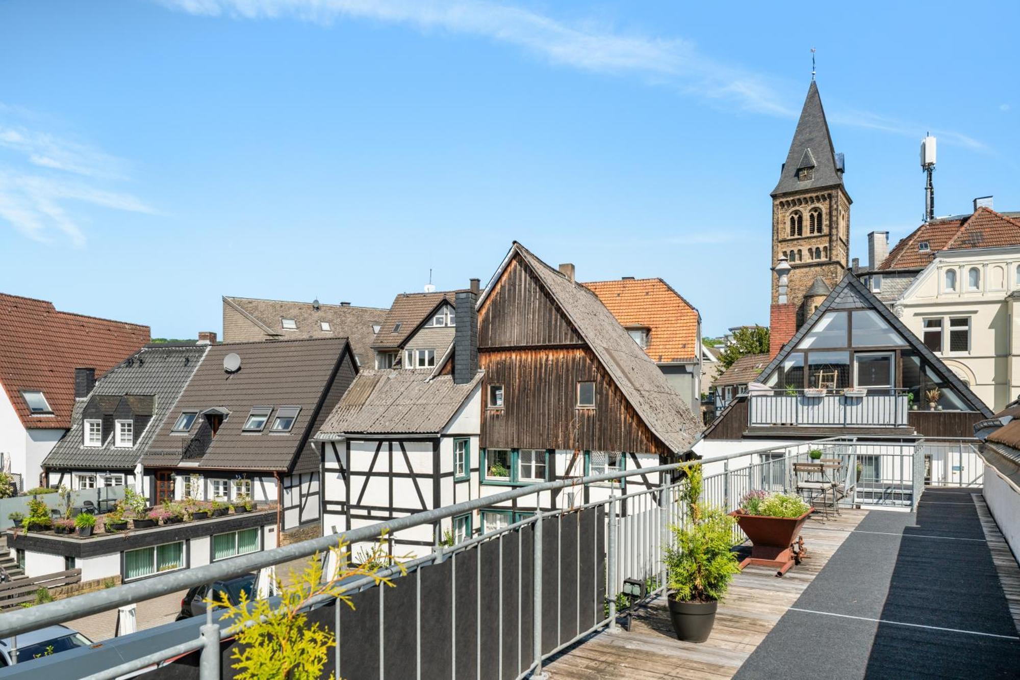 Mola Apartments-Charmante Ferienwohnung Im Herdecke Zentrum Fuer 3 Personen-Grosse Dachterrasse-Grill-Gratis Parken-Wlan Zewnętrze zdjęcie